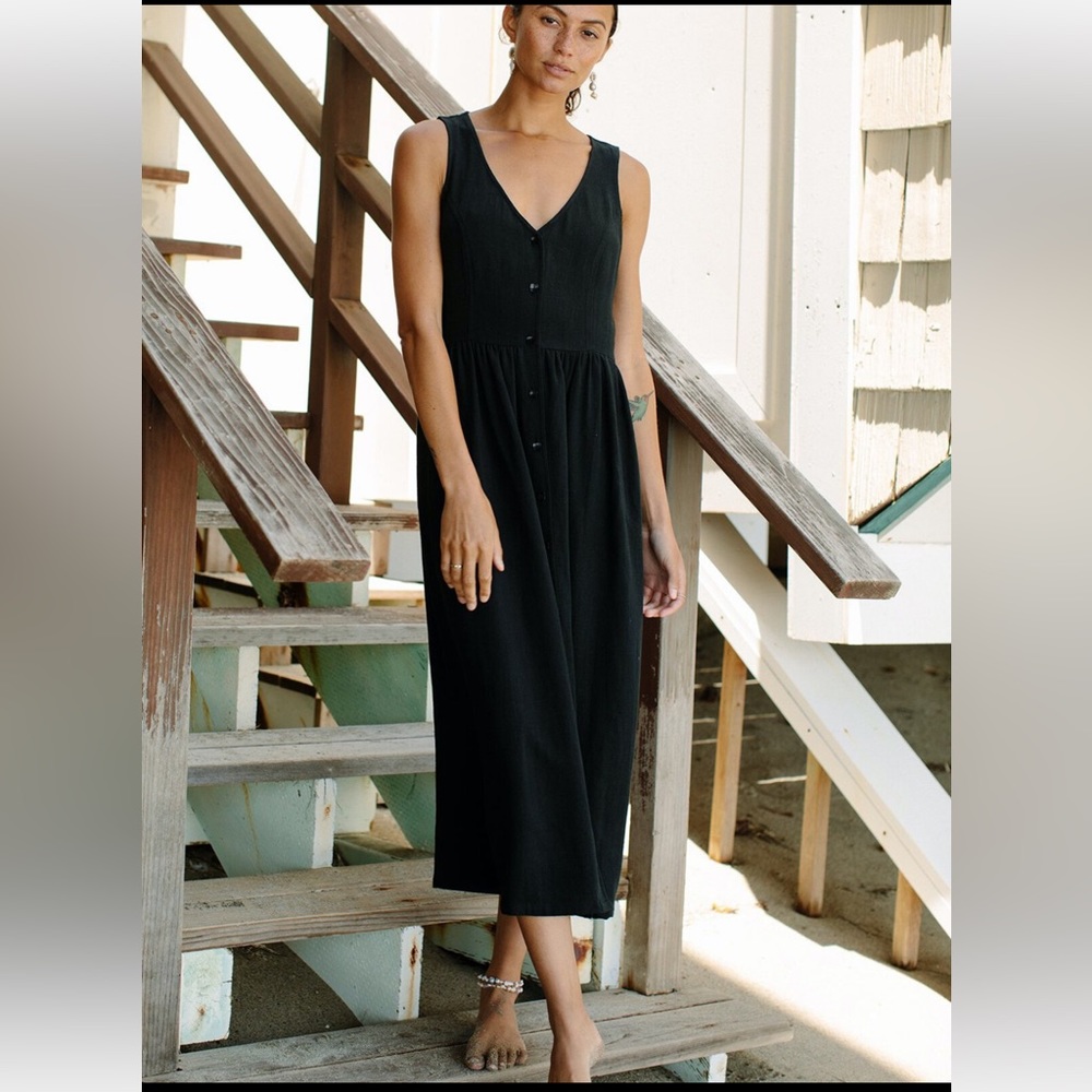 RACHEL PALLY LINEN AERIN DRESS - MEDIUM